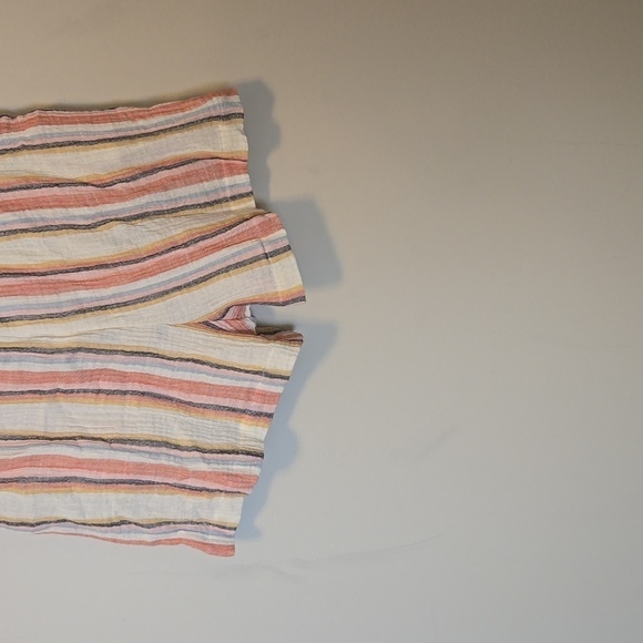 NWT Evereve Roan+Ryan Multicolor Striped Cotton Shorts Size Small and Medium - Picture 7 of 10